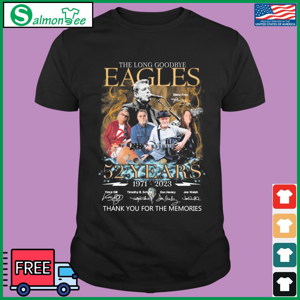 Eagles Band The Long Goodbye 52th Anniversary 1971-2023 Thank You