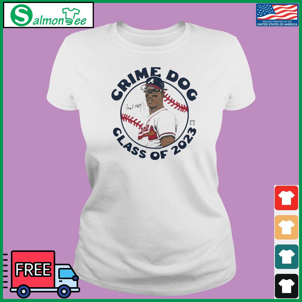 Original Fred Mcgriff Crime Dog Class Of 2023 Signature T-shirt