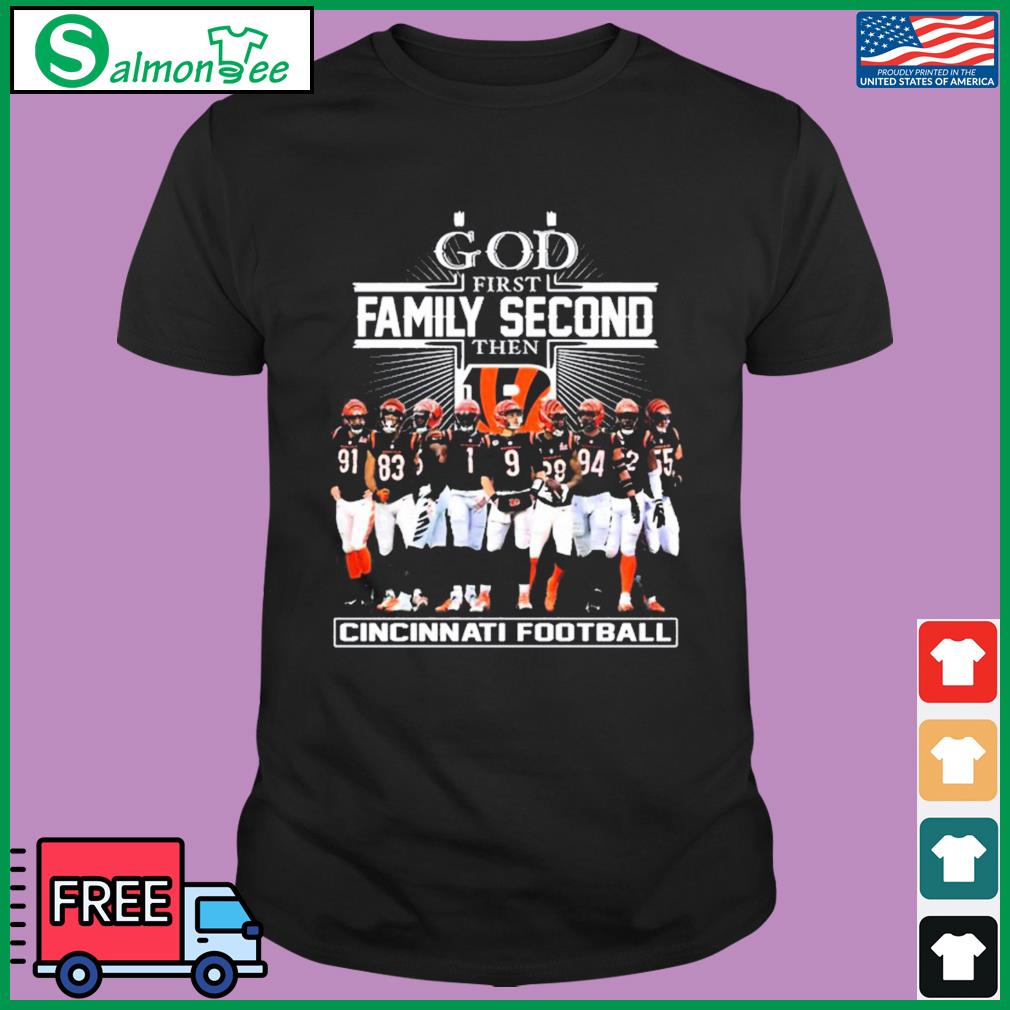 God First Family Second Then Dallas Cowboys Football T-shirt