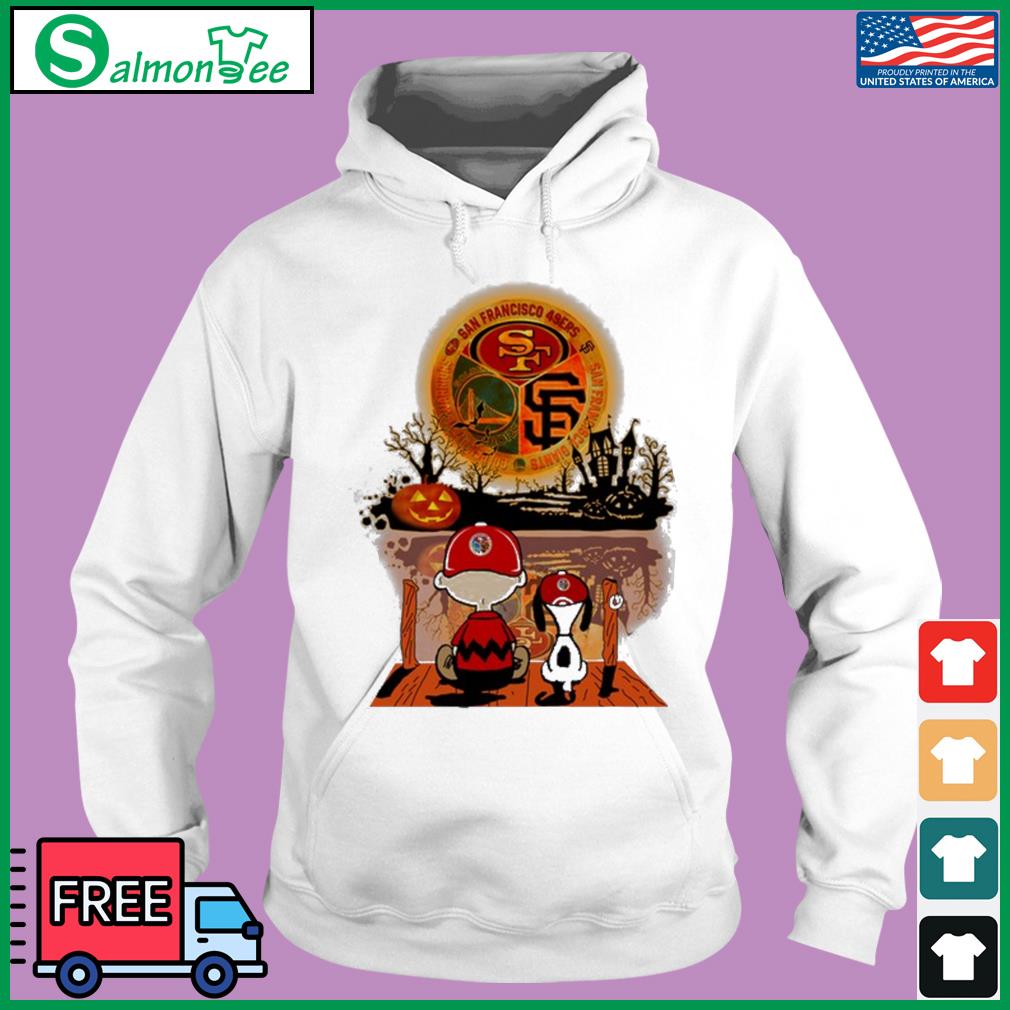 Official Charlie Brown And Snoopy Watching City San Francisco Giants shirt,  hoodie, sweater, long sleeve and tank top