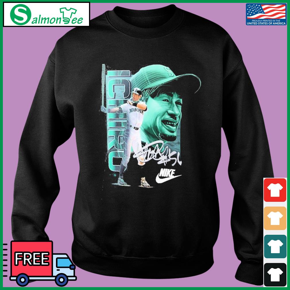 Official ichiro baseball logo parody logo T-shirts, hoodie, tank top,  sweater and long sleeve t-shirt