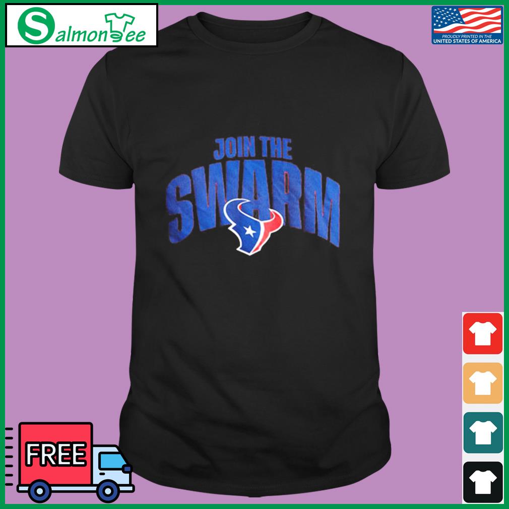 Official texans team join the swarm houston texans T-shirt, hoodie, tank  top, sweater and long sleeve t-shirt