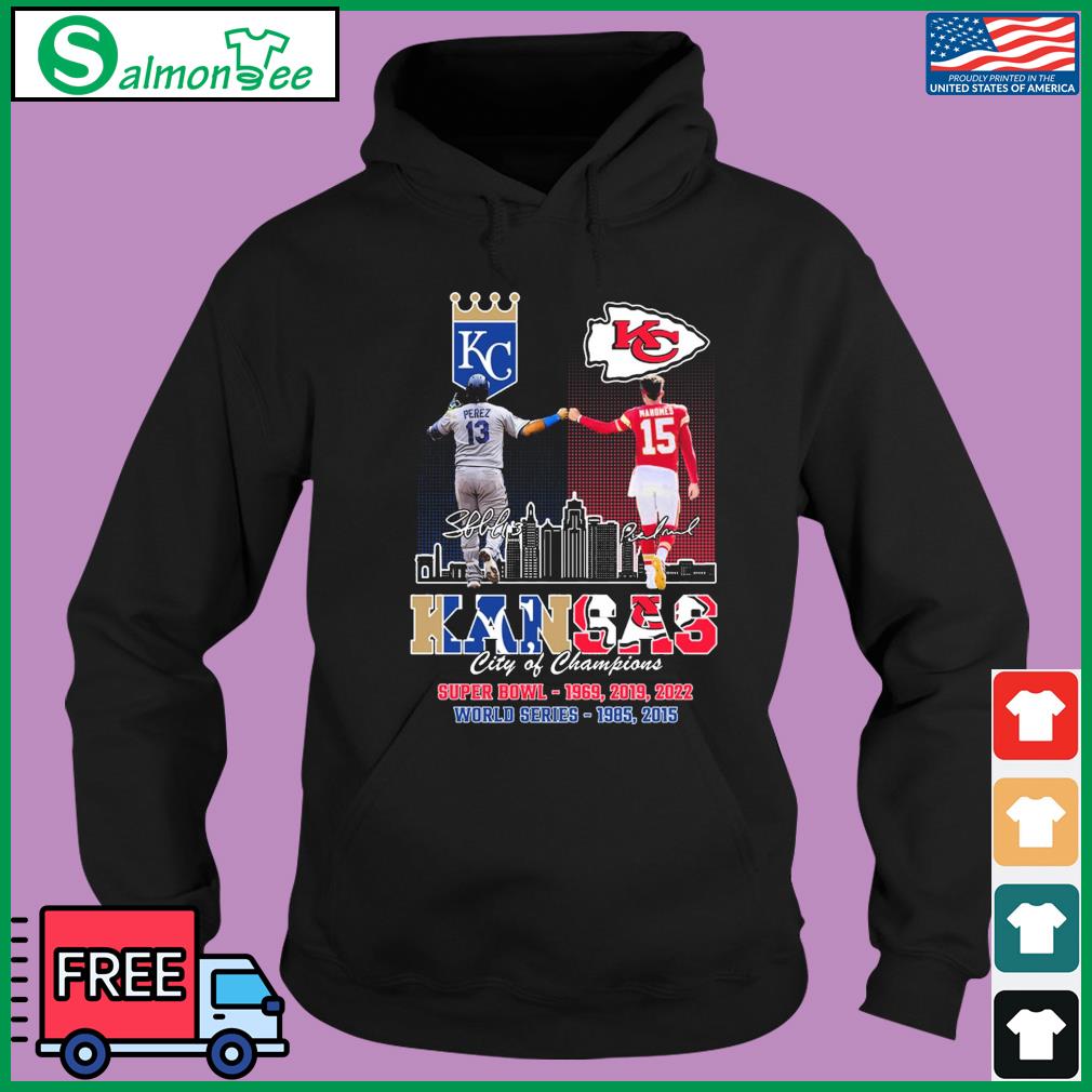 Kansas City Chiefs and Royals Mahomes and Perez champions shirt, hoodie,  sweater and v-neck t-shirt