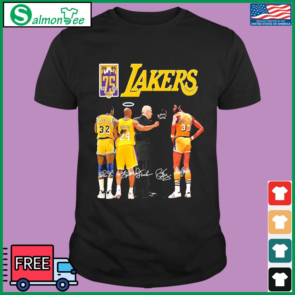 Los Angeles Lakers 75 Years Memories Shirt, hoodie, sweater, long