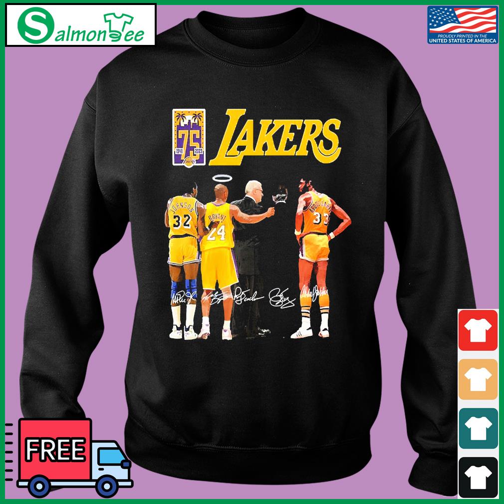 Los Angeles Lakers 75 Years Memories Shirt, hoodie, sweater, long