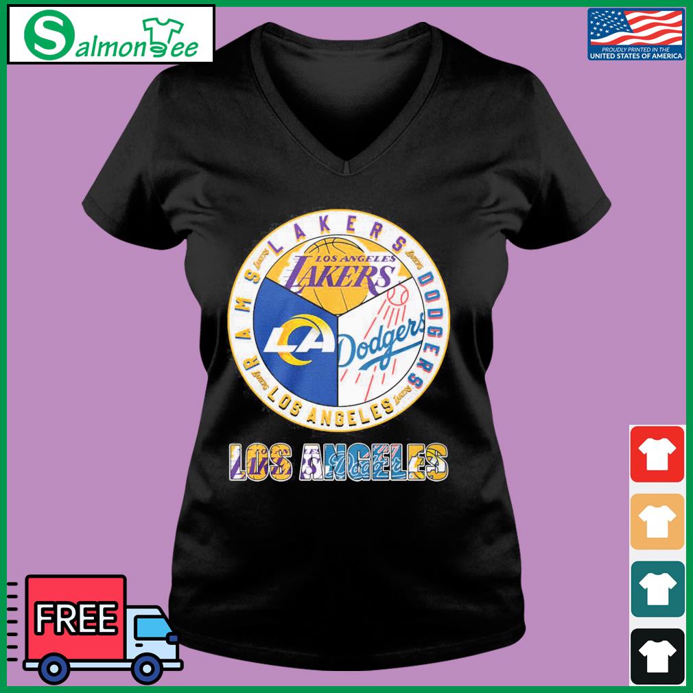 Los Angeles Lakers Dodgers Rams City Champions 2023 shirt, hoodie