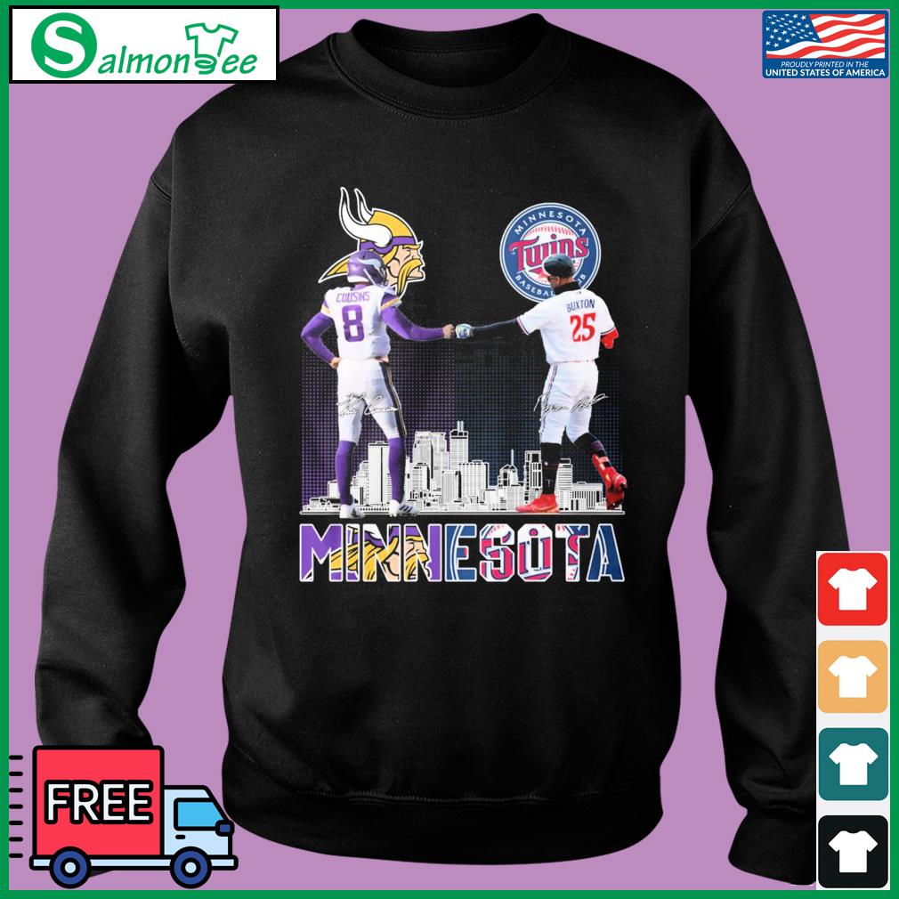 Minnesota Sports Kirk Cousins And Byron Buxton Signatures shirt, hoodie,  sweater, long sleeve and tank top