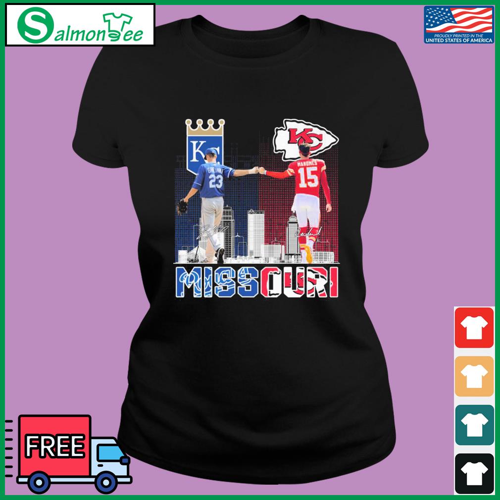 Missouri Kansas City Chief Patrick Mahomes And Royals Greinke T Shirt,  hoodie, sweater and long sleeve