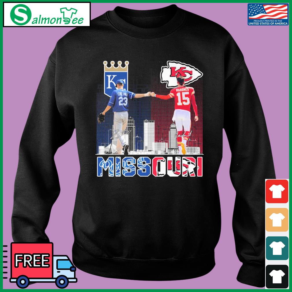 Missouri Kansas City Chief Patrick Mahomes And Royals Greinke T Shirt,  hoodie, sweater and long sleeve