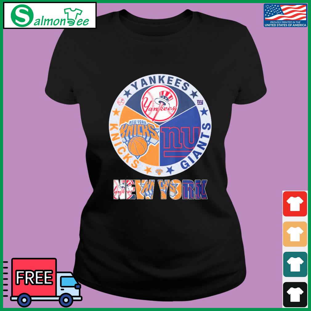 New York Yankees Giants Knicks Logo shirt, hoodie, sweater, long