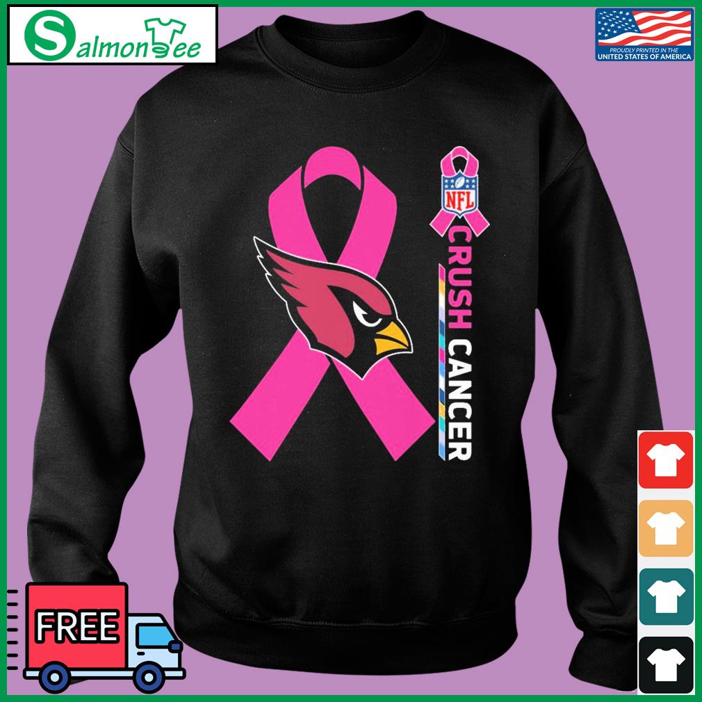 Crush Cancer Arizona Cardinals NFL Shirt Cancer Support Women Men Shirt -  Best Seller Shirts Design In Usa