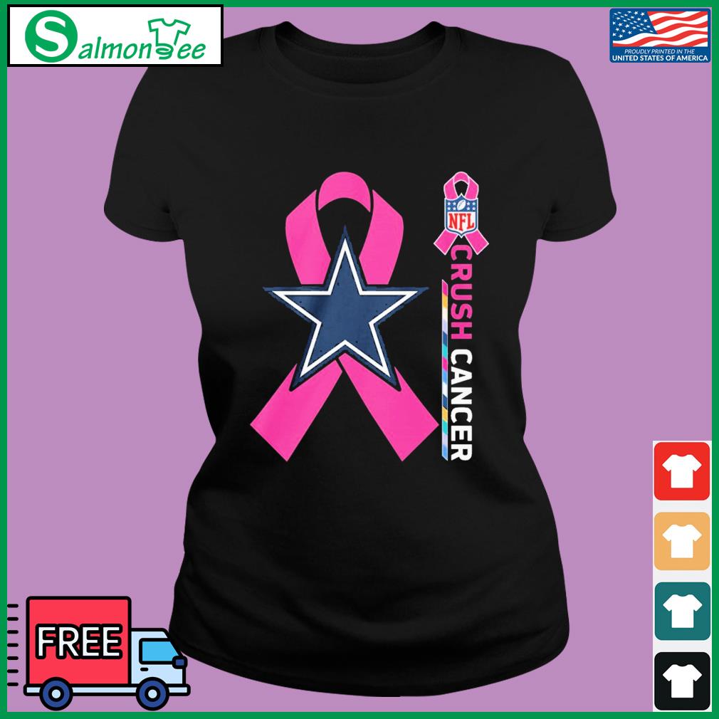 NFL Crush Cancer Dallas Cowboys Shirt, hoodie, sweater, long