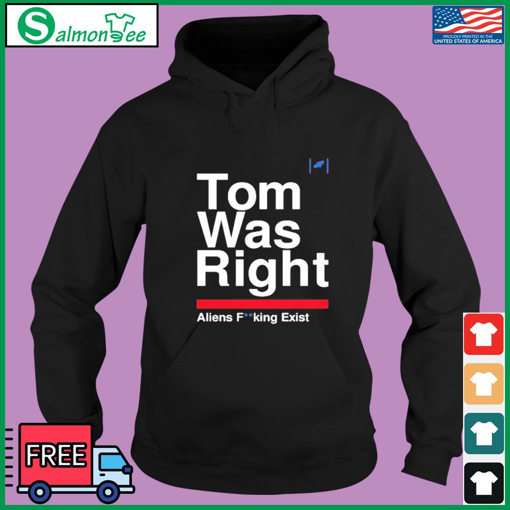 Official Tom delonge tom was right shirt, hoodie, sweater, long sleeve ...