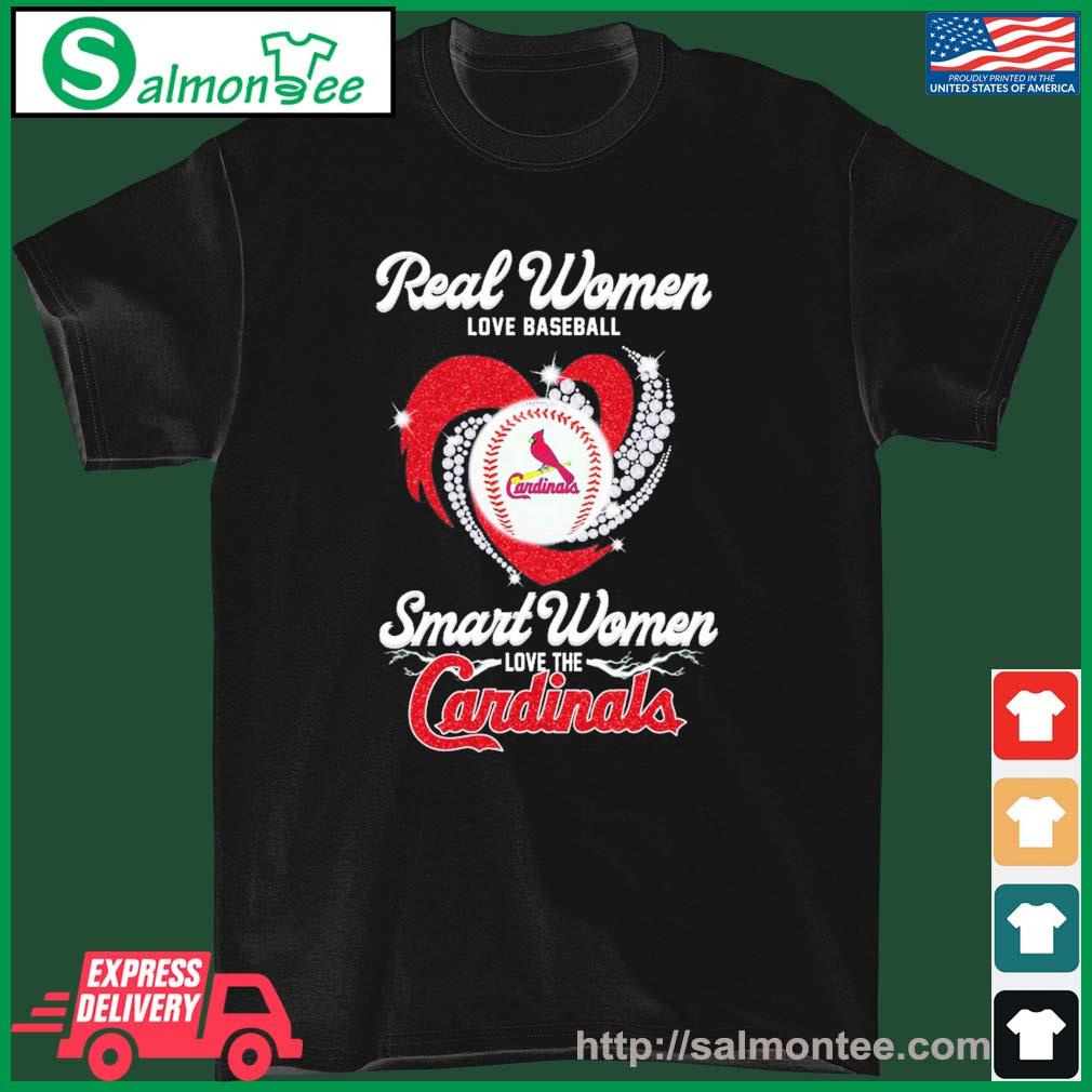 Official 2023 Real Women Love Baseball Smart Women Love The St. Louis  Cardinals Shirt, hoodie, sweater, long sleeve and tank top