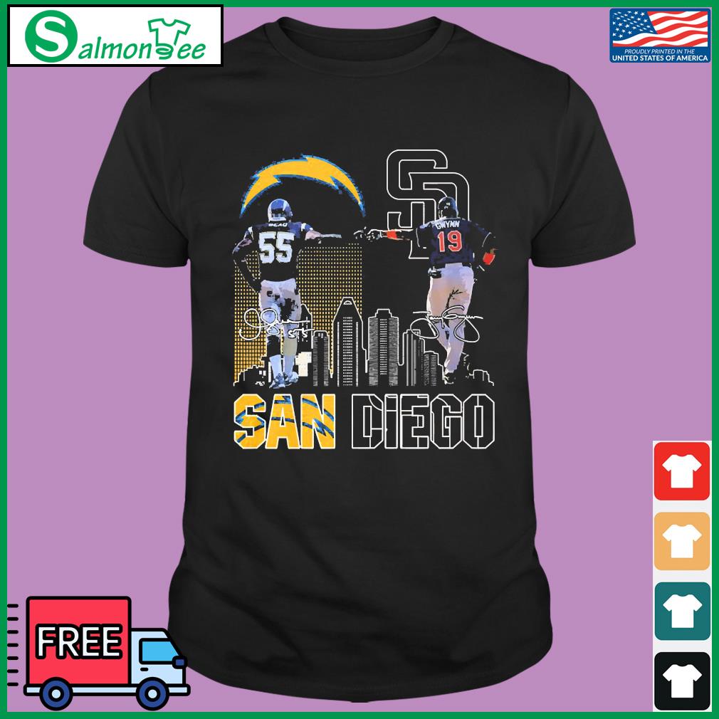 San Diego Junior Seau Tony Gwynn signatures shirt, hoodie, sweater, long  sleeve and tank top