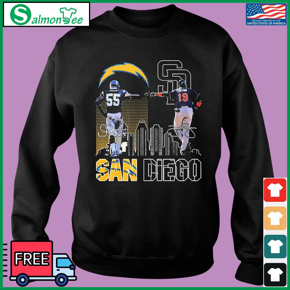 San Diego Junior Seau vs Tony Gwynn Skyline 2023 Signatures shirt, hoodie,  longsleeve, sweatshirt, v-neck tee