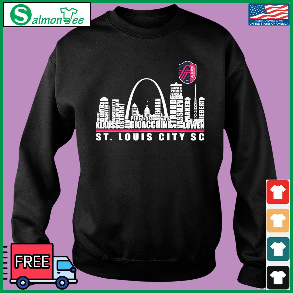 St Louis City SC skyline 2023 shirt, hoodie, longsleeve, sweatshirt, v-neck  tee