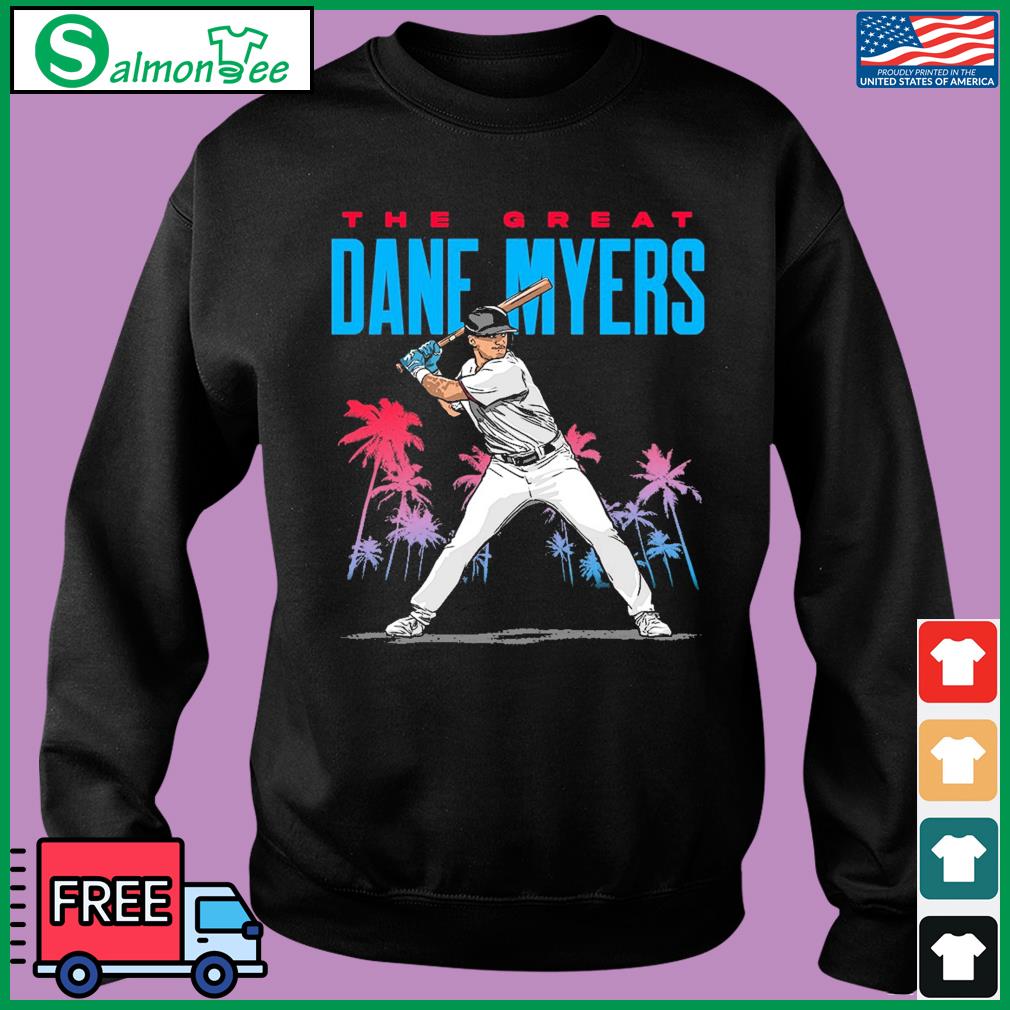 The great Dane Myers Miami Marlins baseball shirt, hoodie, sweater and  v-neck t-shirt