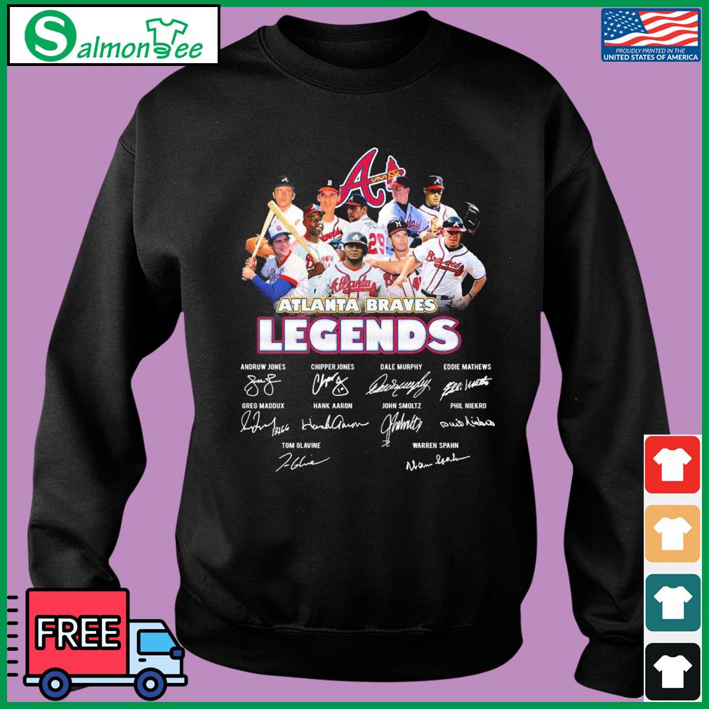 The Atlanta Braves Legend signatures shirt, hoodie, long sleeve tee