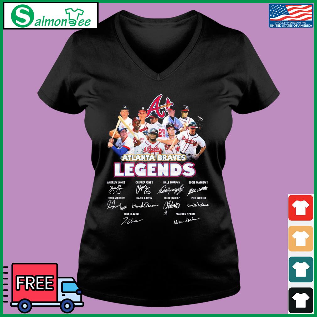 Atlanta Braves Team Baseball Legends Signatures shirt, hoodie