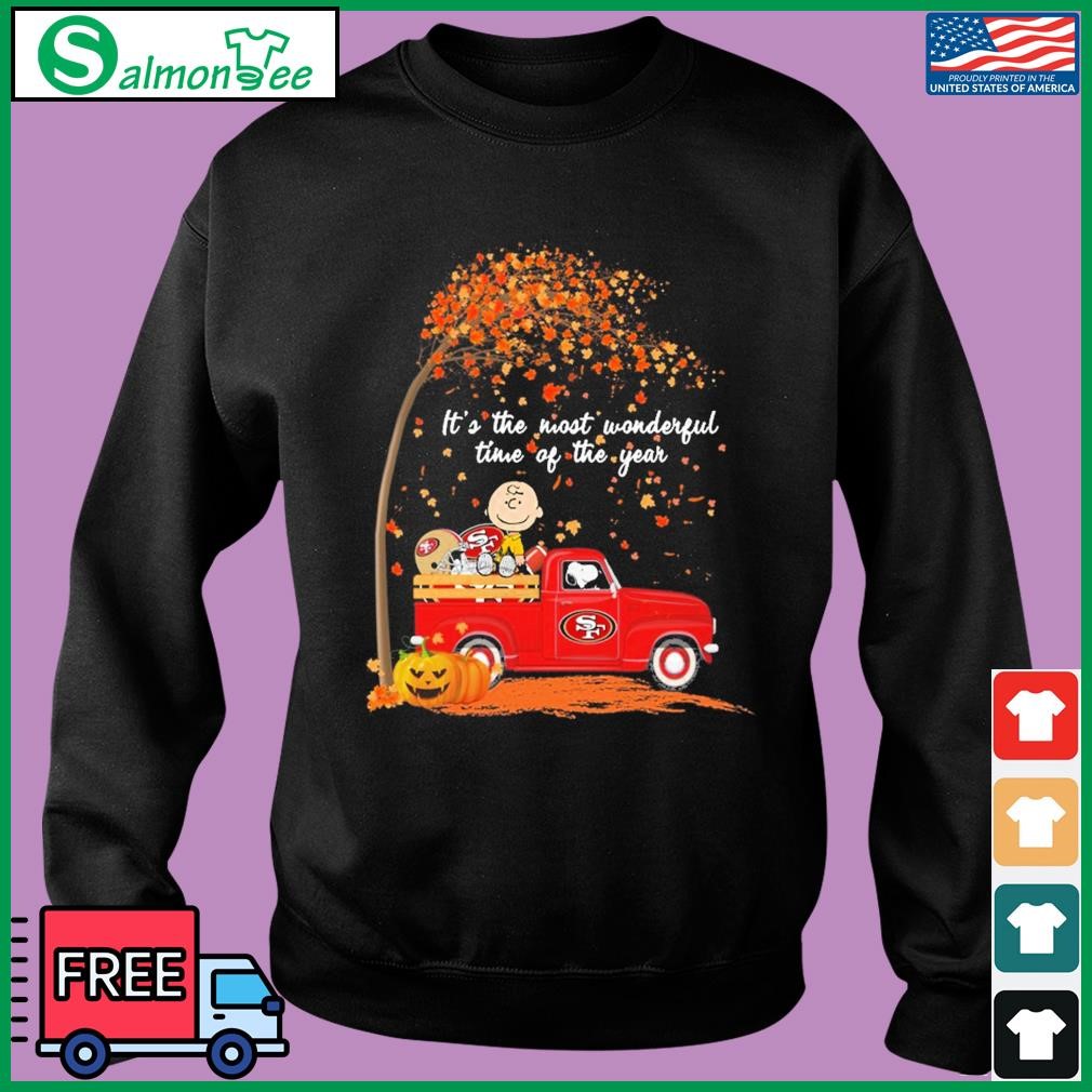 Snoopy Charlie Brown Happy San Francisco 49ers Shirt - High-Quality Printed  Brand