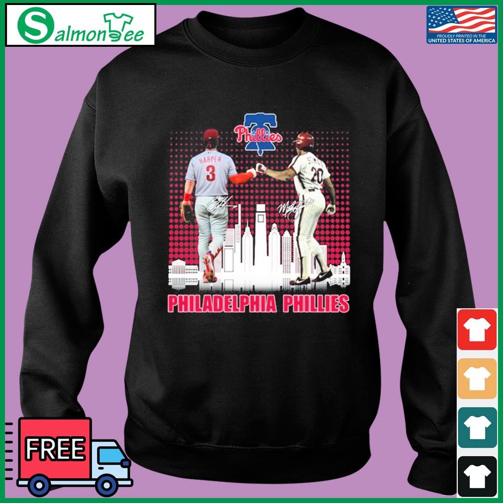 Philadelphia Phillies Mike Schmidt And Bryce Harper Signatures Shirt,  hoodie, sweater, long sleeve and tank top