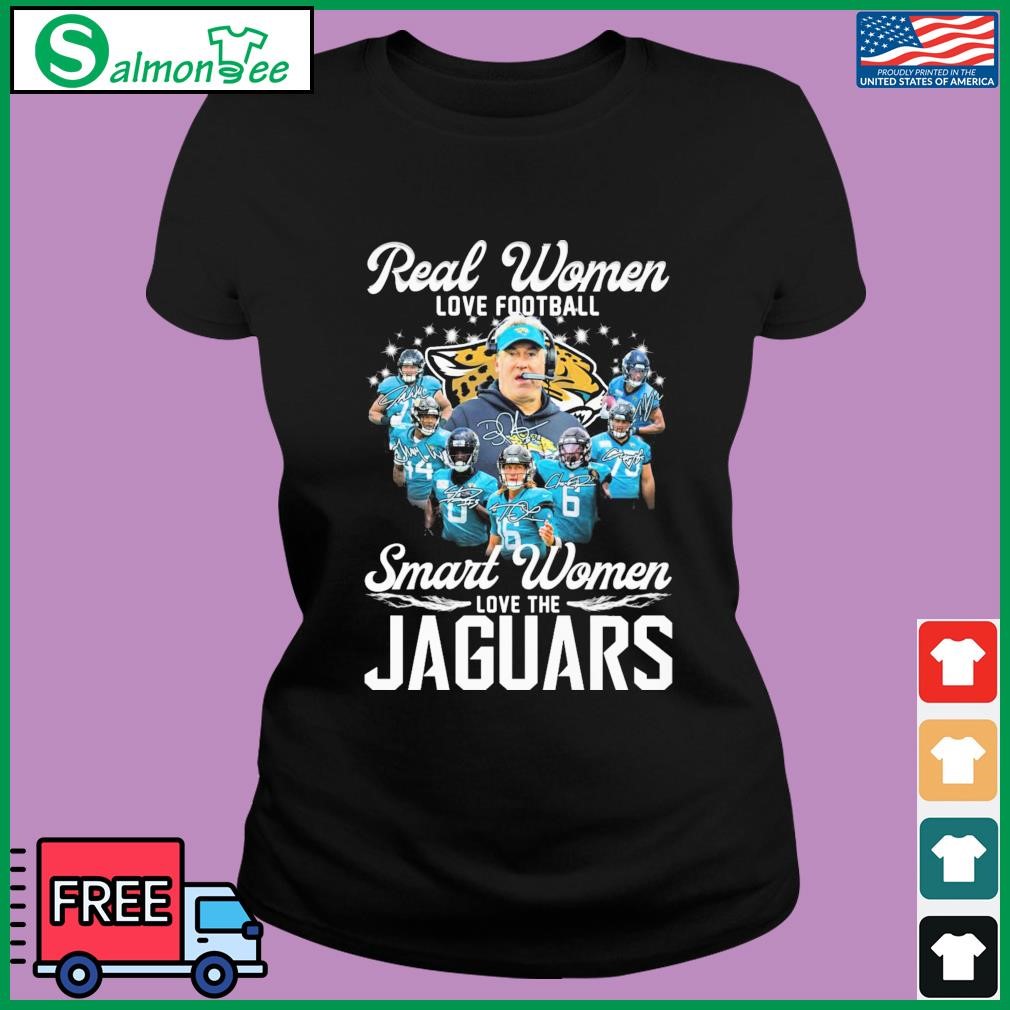 Real Women Love Football Smart Women Love The Jacksonville Jaguars 2023  Signatures Shirt, hoodie, sweater, long sleeve and tank top