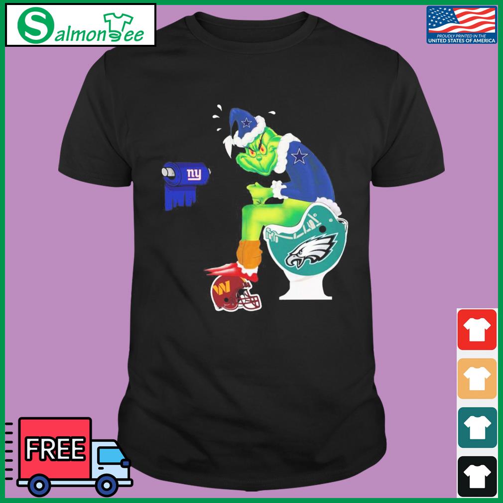 Official The Grinch Washington Commanders Dallas Cowboys Philadelphia Eagles  Shirt, hoodie, sweater, long sleeve and tank top