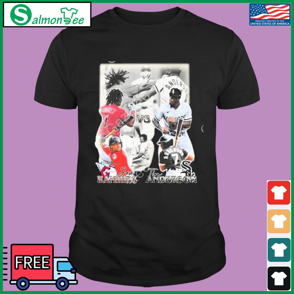 Down Goes Anderson Shirt Jose Ramirez Vs Tim Anderson Shirt Funny