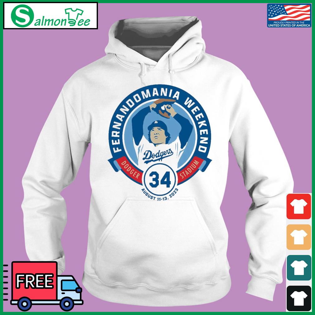 Fernandomania weekend LA Dodgers stadium August 2023 shirt, hoodie, sweater  and v-neck t-shirt