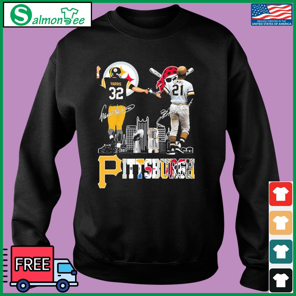 Franco Harris And Roberto Clemente Pittsburgh Steelers Signatures shirt,  hoodie, sweater, long sleeve and tank top