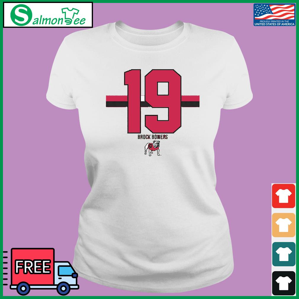 Georgia football Brock Bowers 19 logo shirt, hoodie, sweater, long sleeve  and tank top