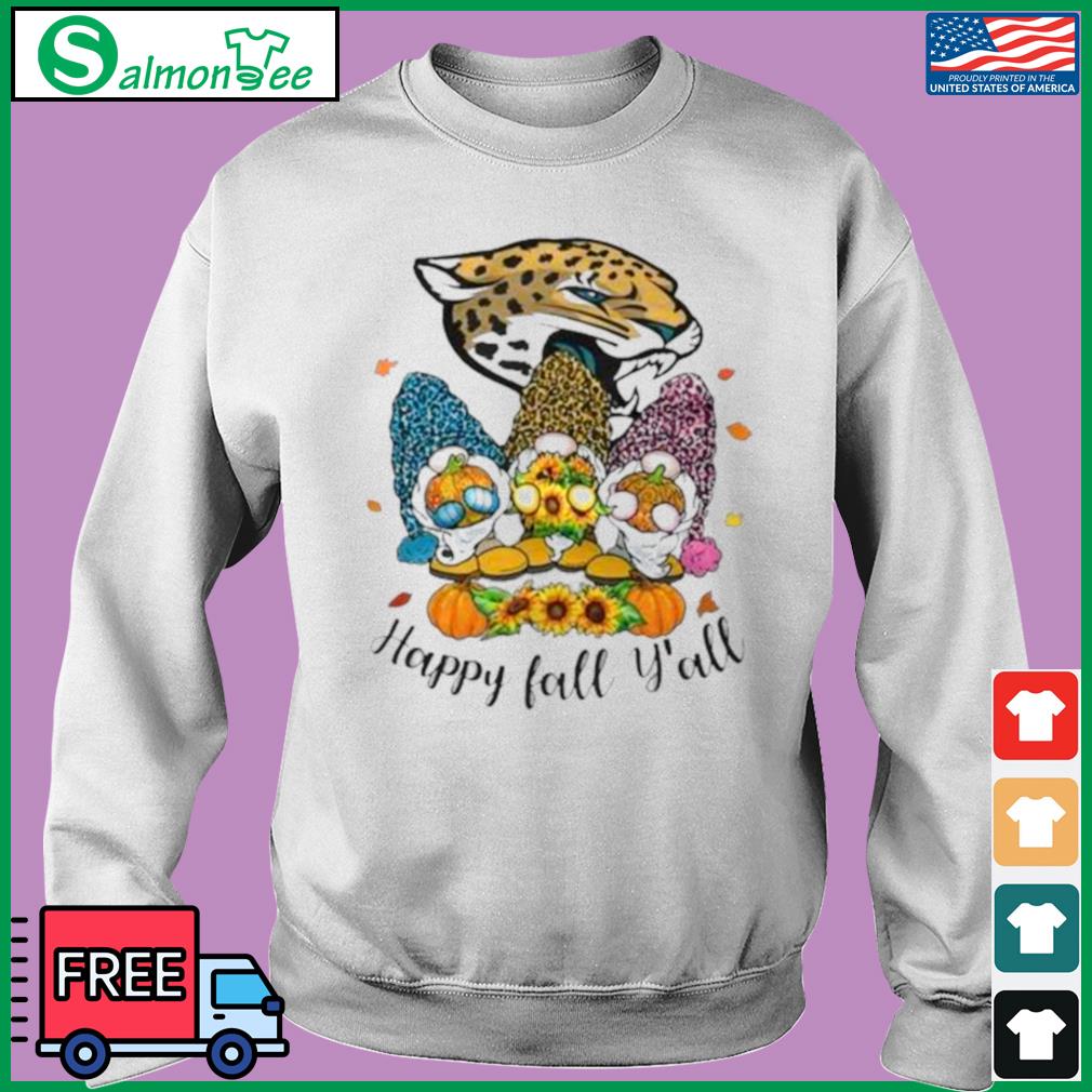 Official happy fall y'all jacksonville jaguars T-shirt, hoodie, sweater,  long sleeve and tank top