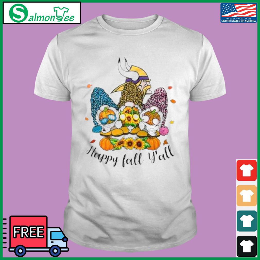 Gnomes Happy Fall Y'all Los Angeles Rams Shirt