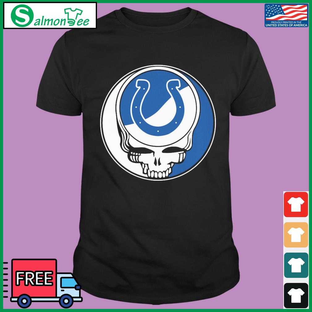 Indianapolis Colts Wordmark Grateful Dead Shirt - Peanutstee