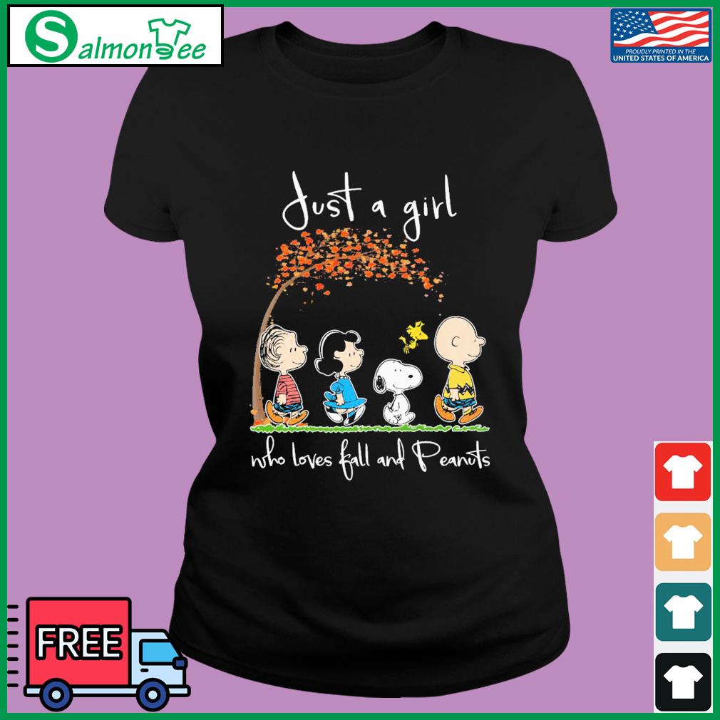 Peanuts Characters Just A Girl Who Loves Fall And Louisville Cardinals  Shirt, hoodie, sweater, long sleeve and tank top