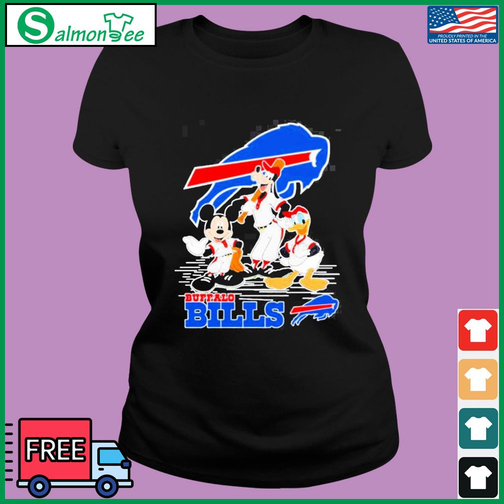 Mickey Mouse Cartoon Characters Buffalo Bills Baseball 2023 Shirt