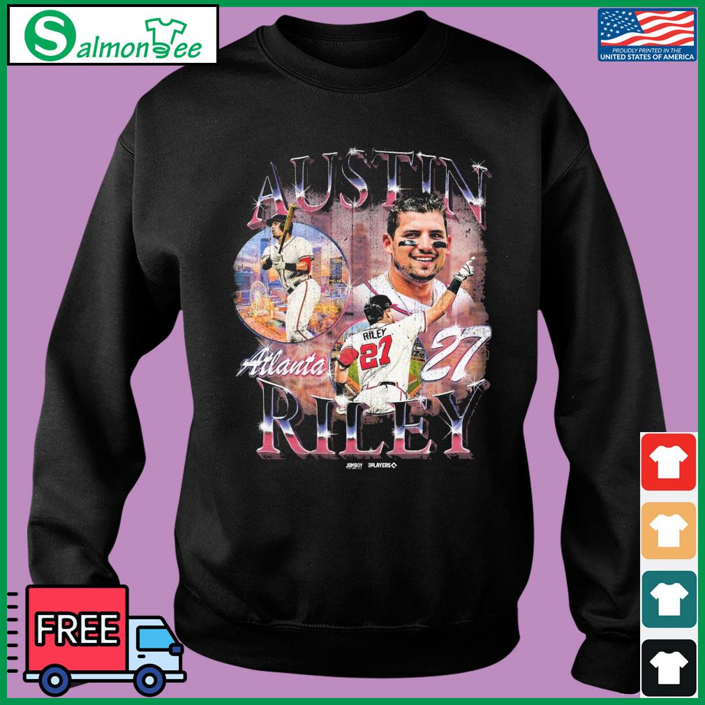 Official jersey Number Austin Riley Shirt, hoodie, sweater, long