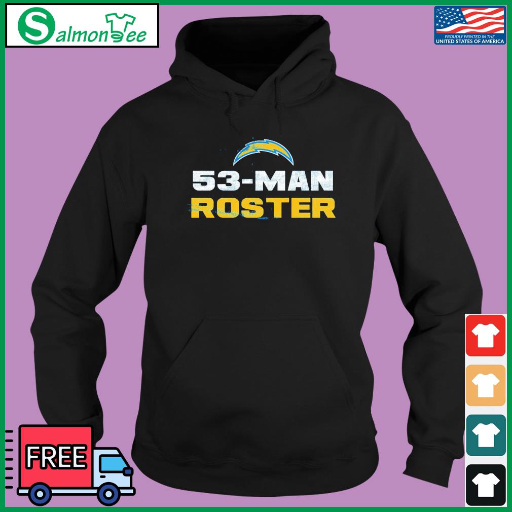 Los Angeles Chargers 53 Man Roster Shirt - Limotees