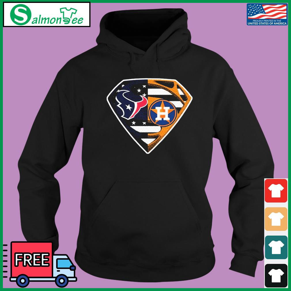 Superman Houston Texans and Houston Astros best black shirt, hoodie, ladies  tee, sweater and v-neck t-shirt