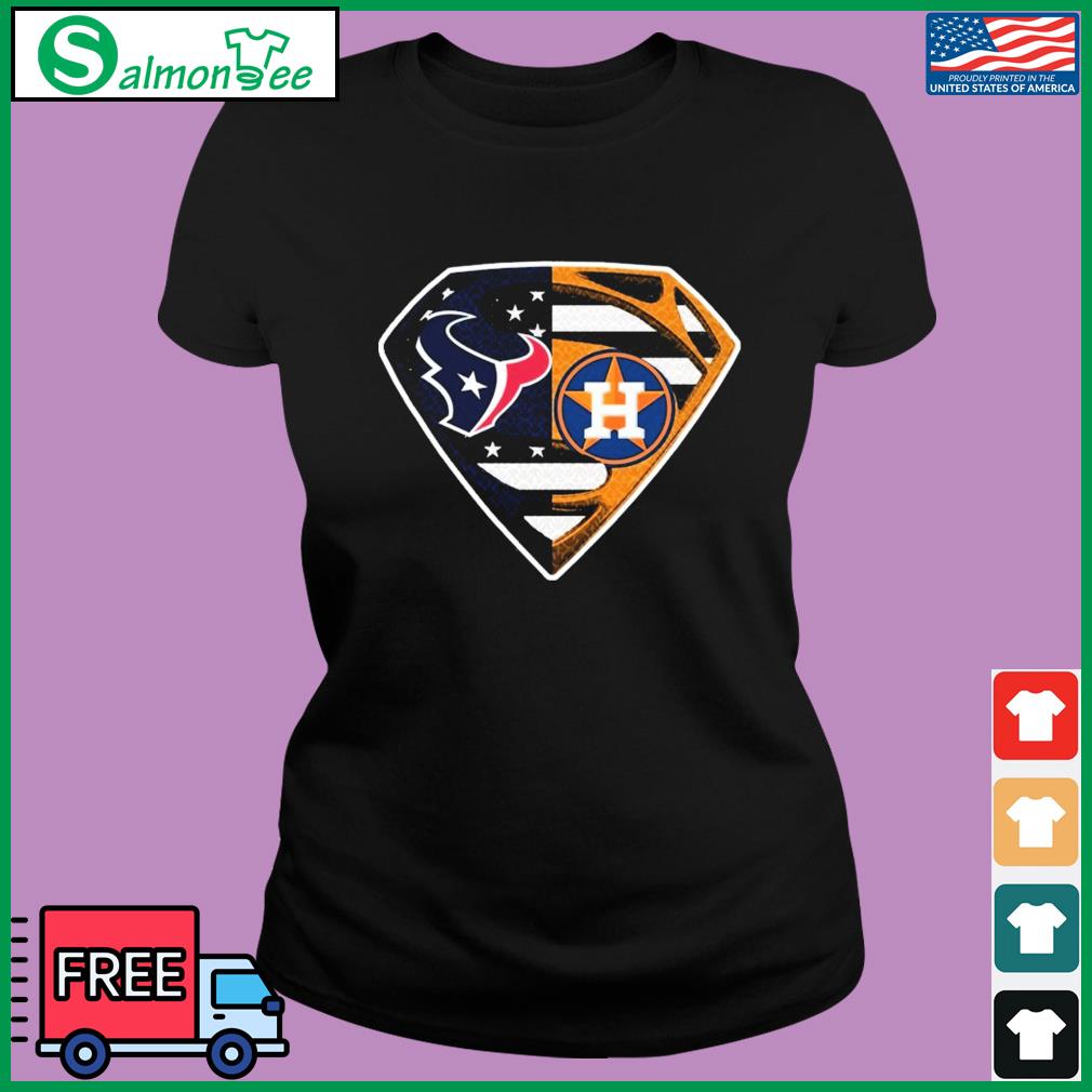 Superman Houston Texans and Houston Astros best black shirt, hoodie, ladies  tee, sweater and v-neck t-shirt