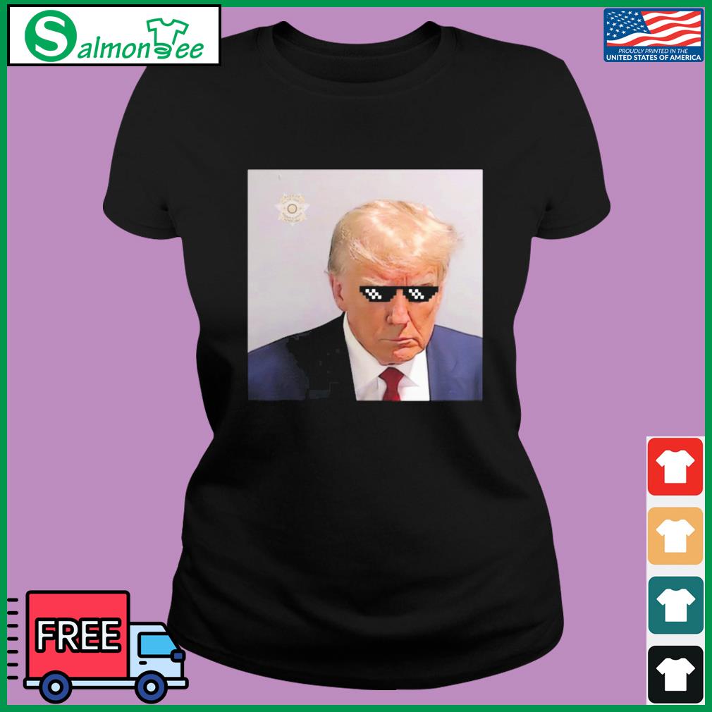 Official Trump Thug Life Mugshot Meme Shirt, hoodie, sweater, long ...