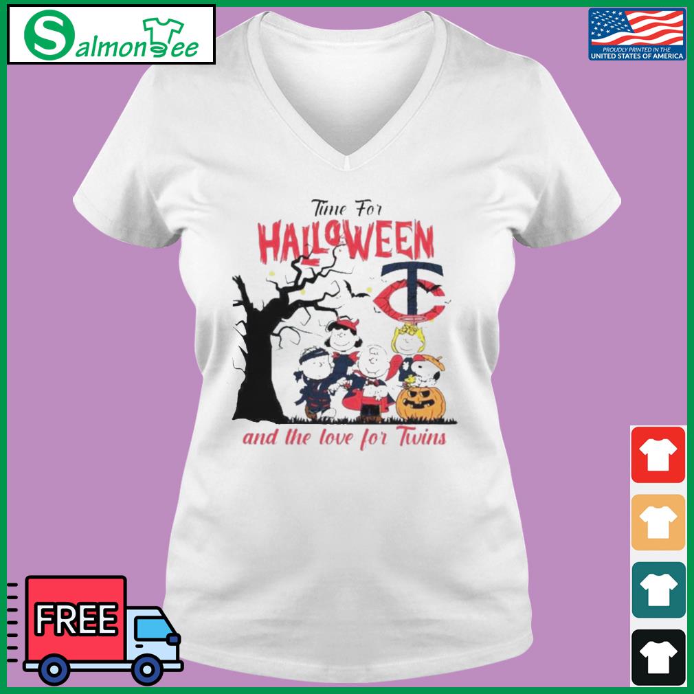 Official Peanuts Time For Halloween And The Love For Milwaukee Brewers Logo  2023 Shirt