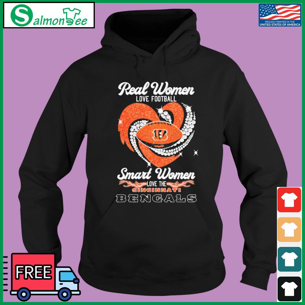 Real Women Love Baseball Smart Women Love The Cincinnati Reds Heart  Diamonds Shirt, hoodie, sweater, long sleeve and tank top