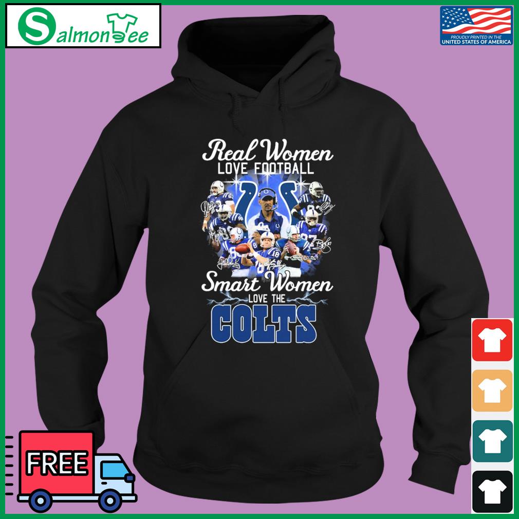 Official Real women love Football smart women love the indianapolis colts  diamond logo design T-shirt, hoodie, tank top, sweater and long sleeve  t-shirt