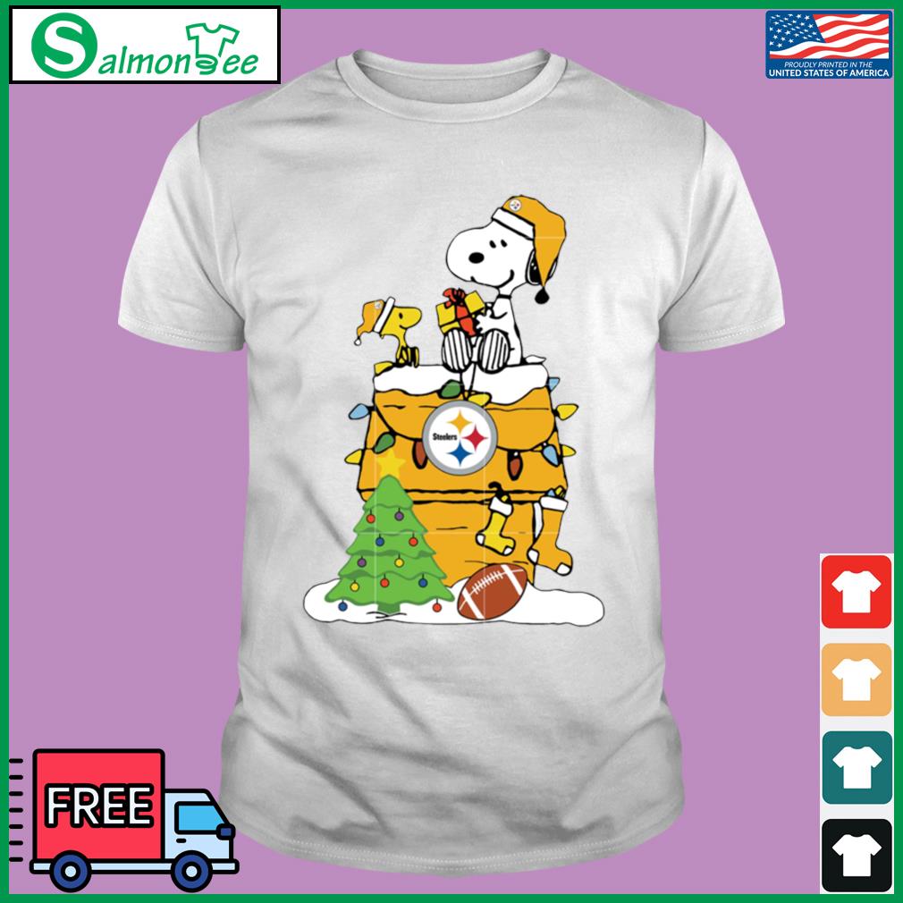 Pittsburgh Steelers Snoopy And Woodstock Christmas Shirt, hoodie, sweater,  long sleeve and tank top