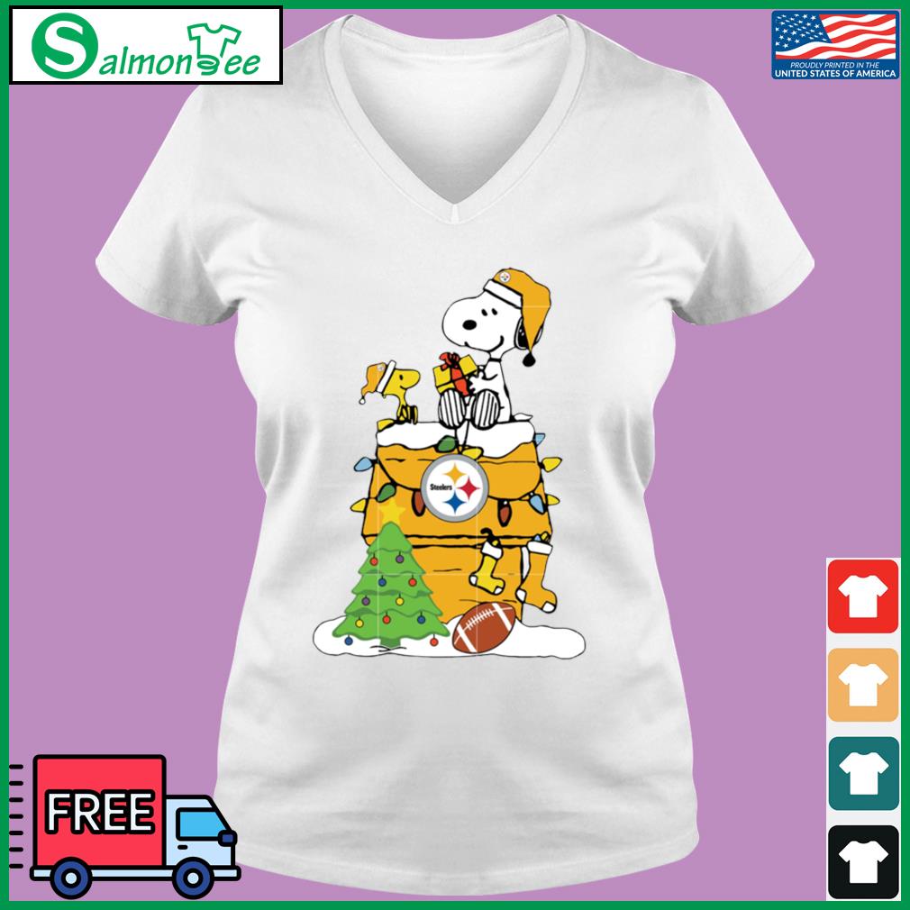 Snoopy Pittsburgh Steelers Christmas Shirt - Teespix - Store Fashion LLC