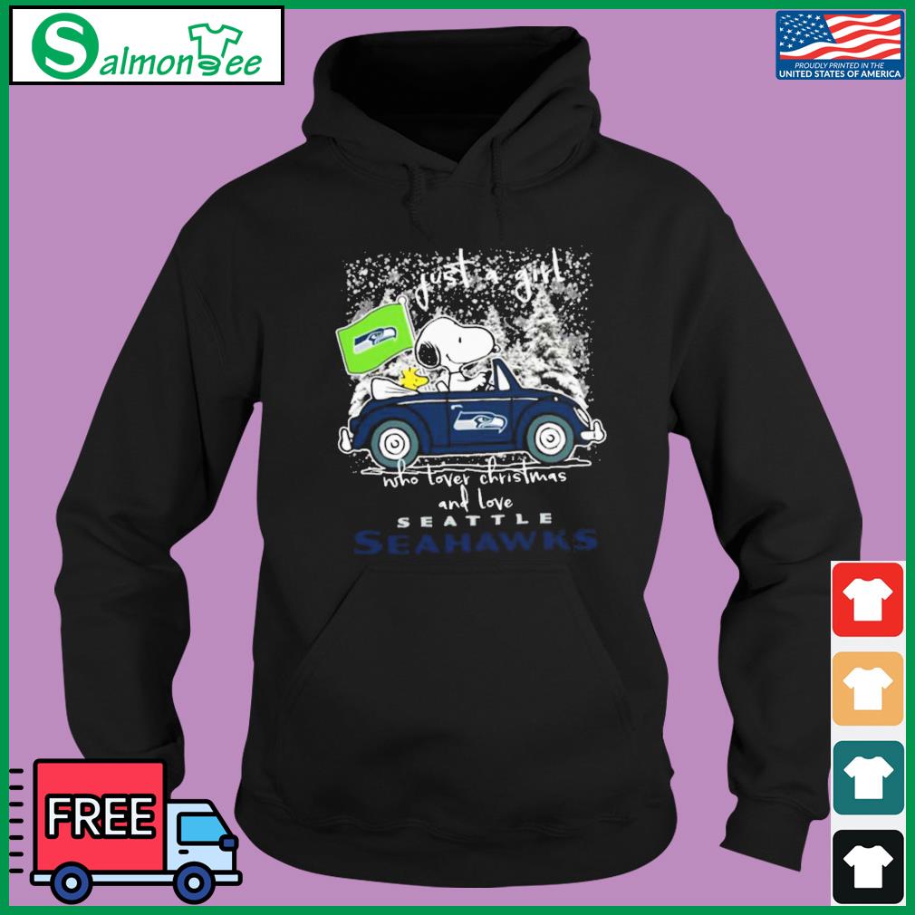 Christmas Snoopy Seattle Seahawks Shirt, hoodie, sweater and long sleeve