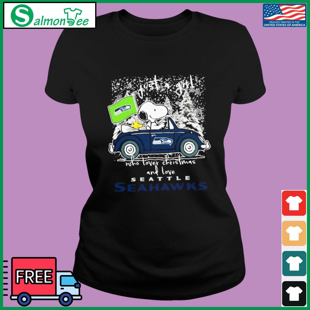 Seattle Seahawks Snoopy Christmas Shirt