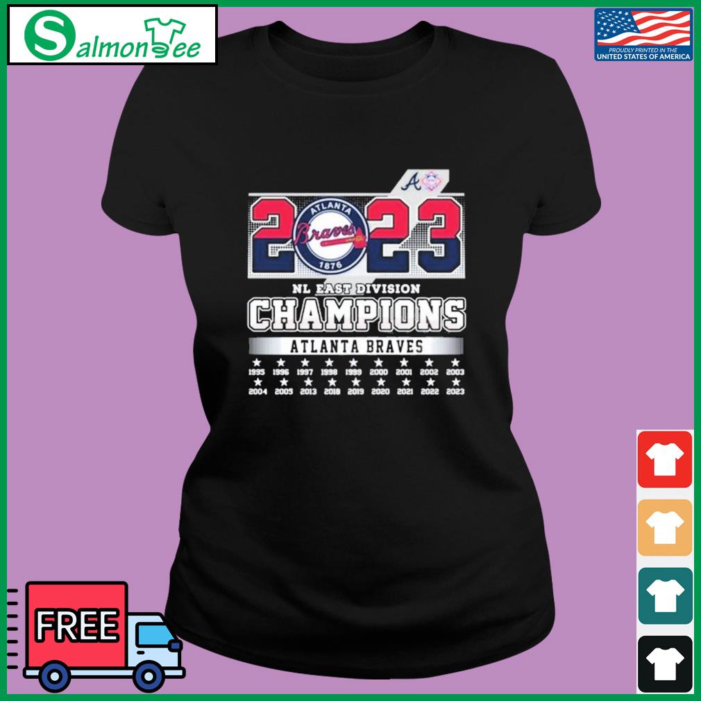 Official Nl East Division Champions Atlanta Braves 2023 1995 2023 Shirt -  Limotees